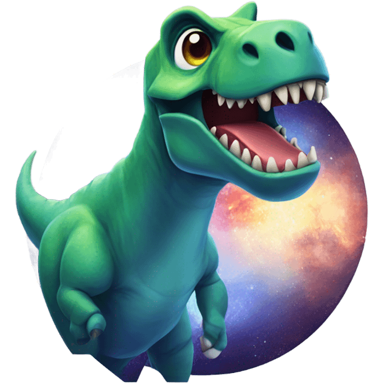 Dinosaur in space  emoji