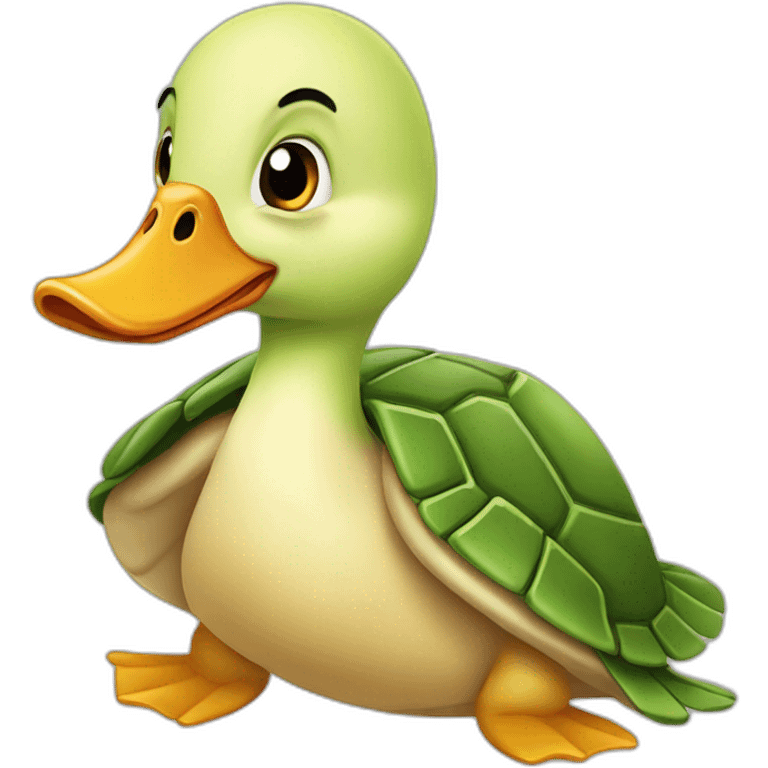 Canard tortue emoji