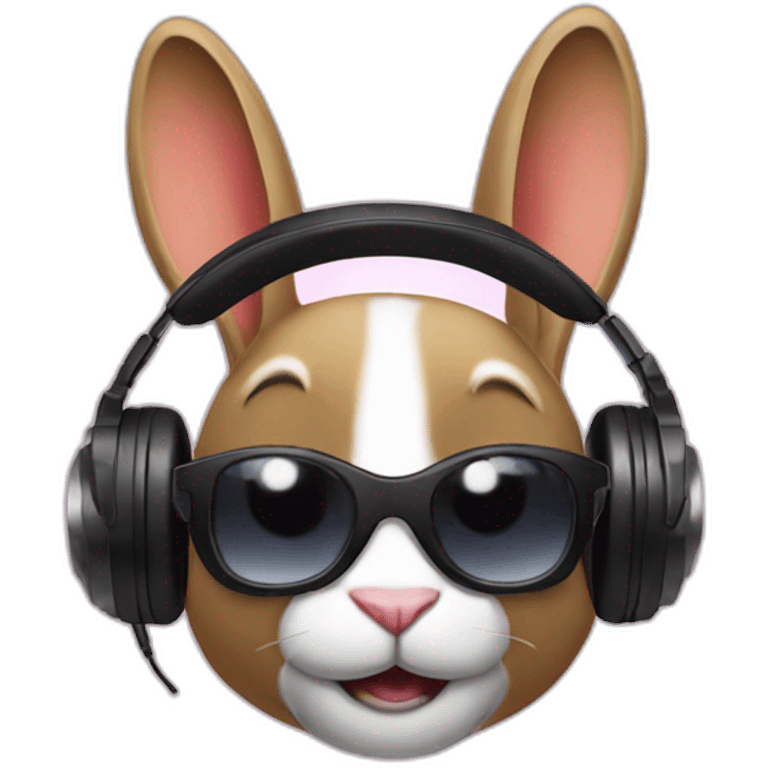 Dj rabbit emoji