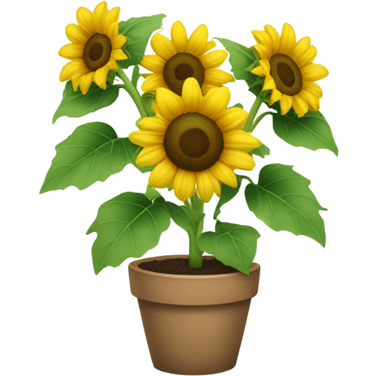 Sunflowers plant  emoji