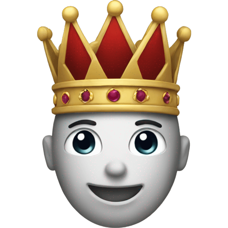 emoji with crown emoji