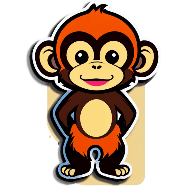 Cute monkey emoji