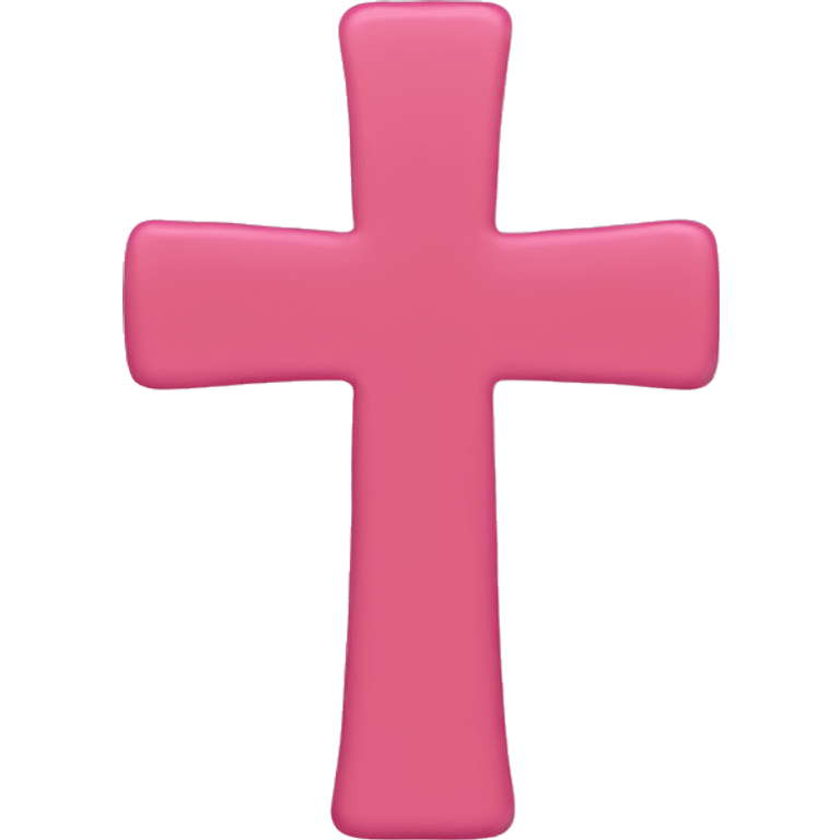 Pink cross emoji emoji