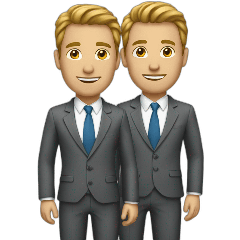 2 business men emoji