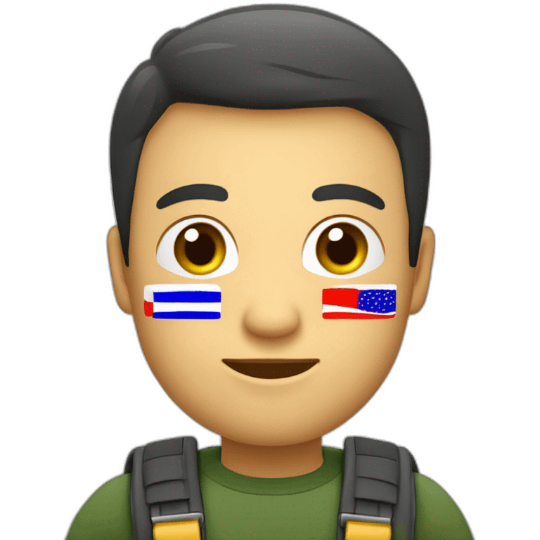 crie um emoji de cartão de credito com a bandeira visa  emoji