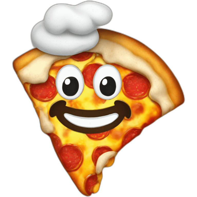 Poop pizza emoji