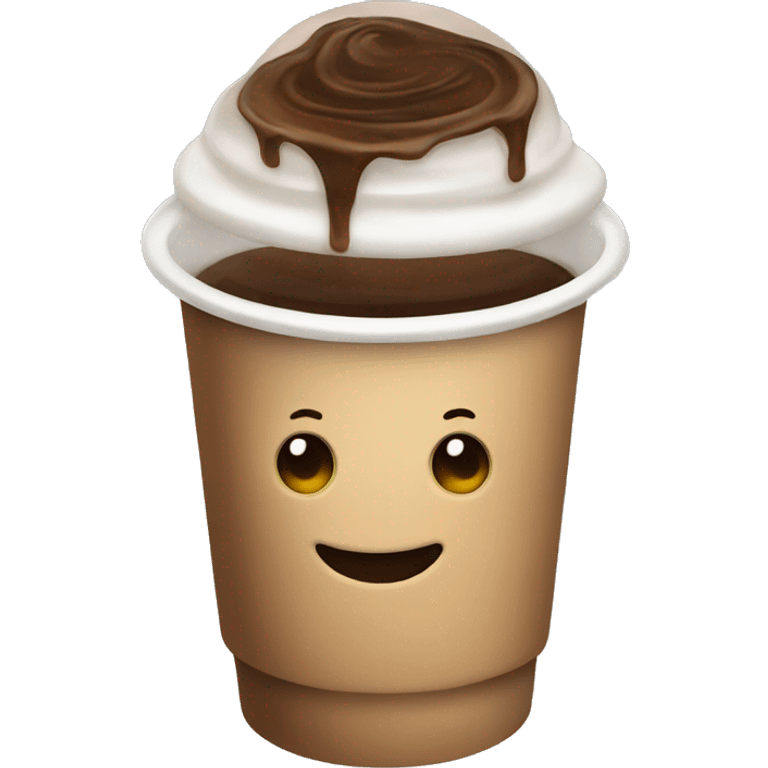 Iced coffee emoji