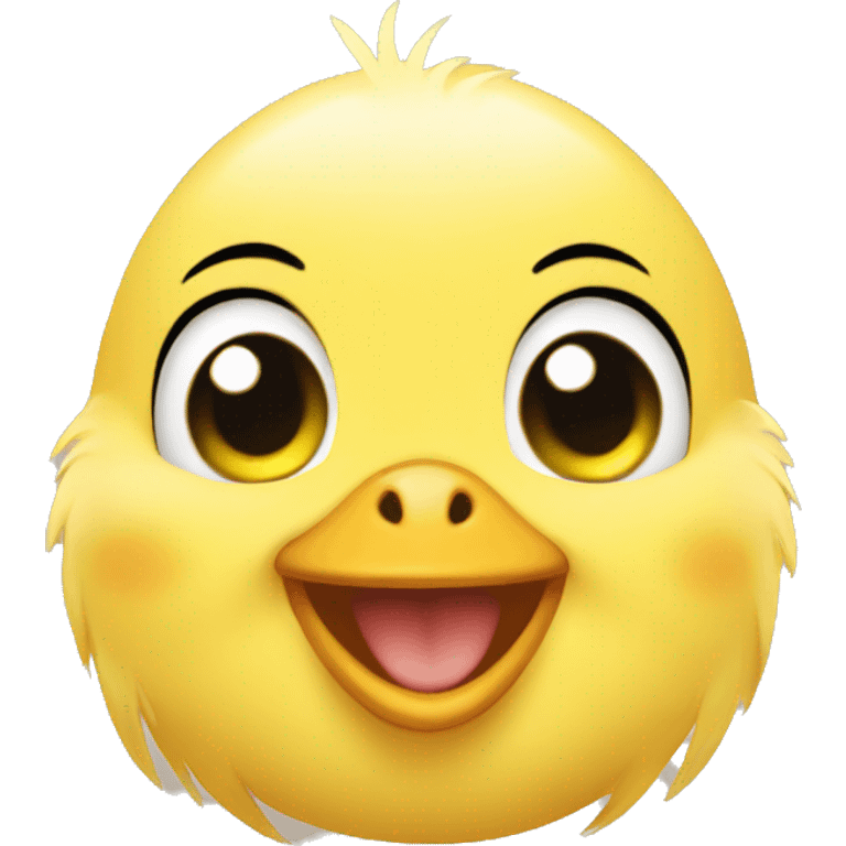 baby chick smile laugh emoji