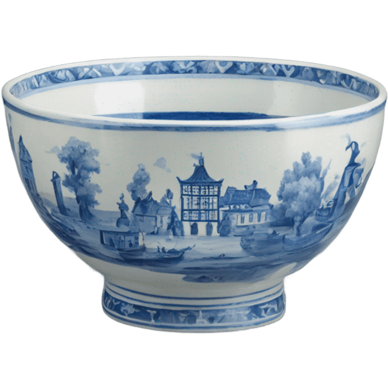 Delftware bowl  emoji