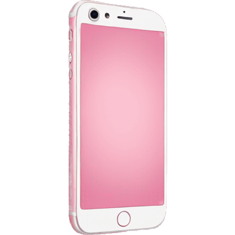 Pink iPhone emoji