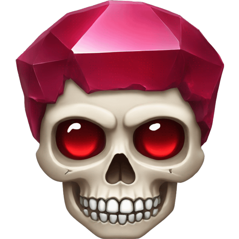 ruby skull emoji