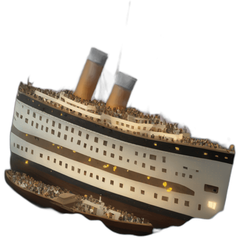 titanic sinking emoji