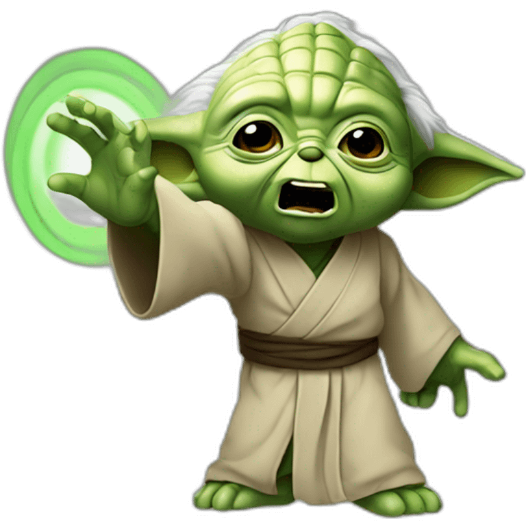 Yoda slapping someone emoji