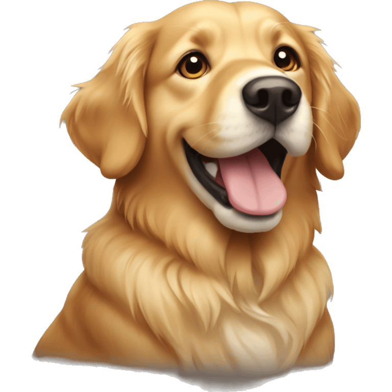 dog golden retriever emoji