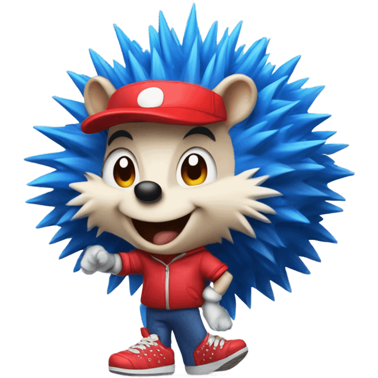 Sonic the hedgehog emoji