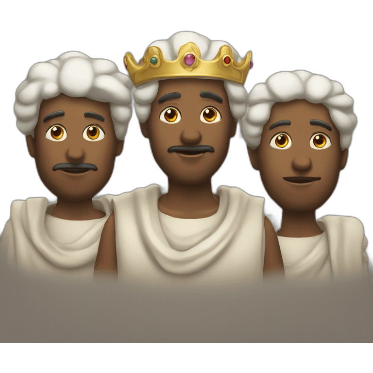 three wise men christmas emoji