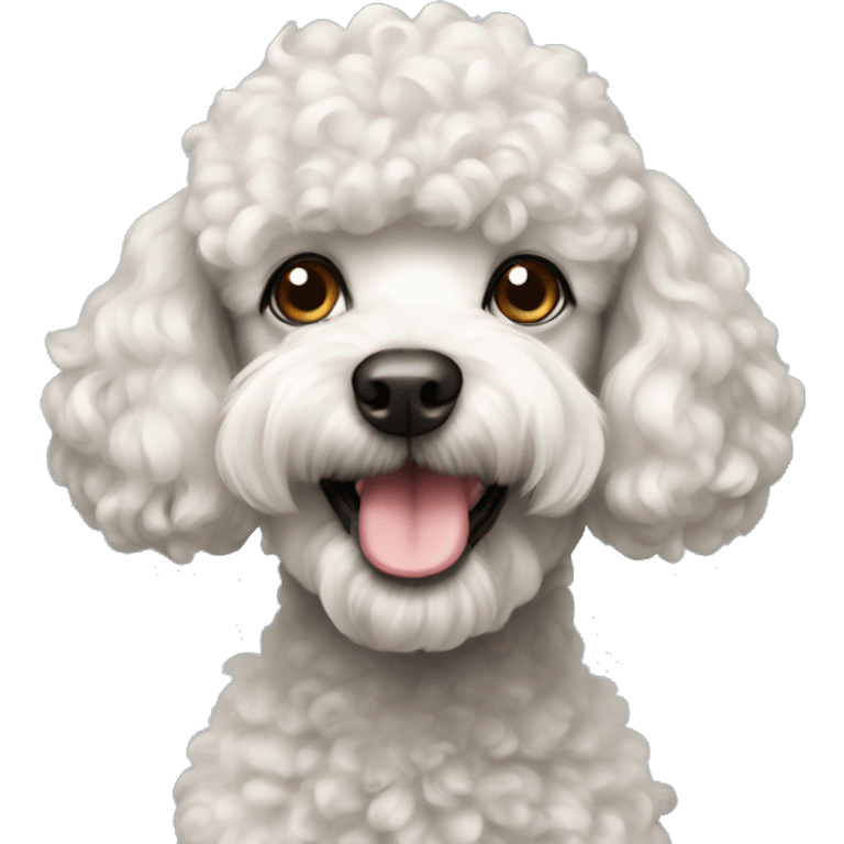 Dog poodle emoji