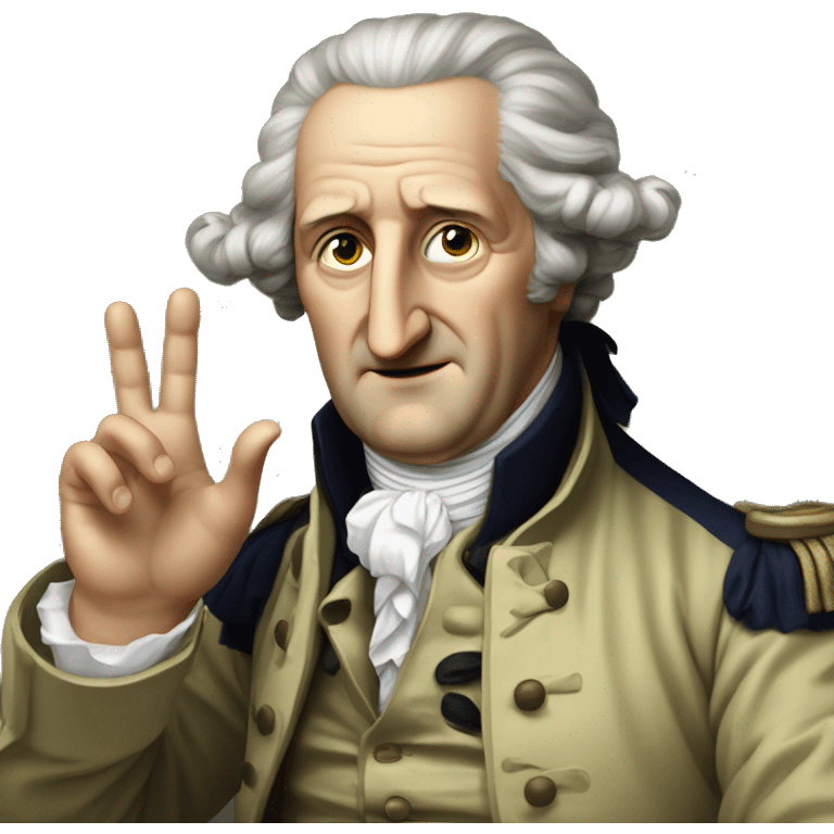 Goethe vawes with hand emoji