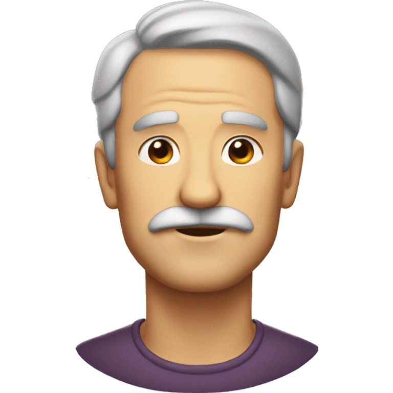 old no mustach emoji