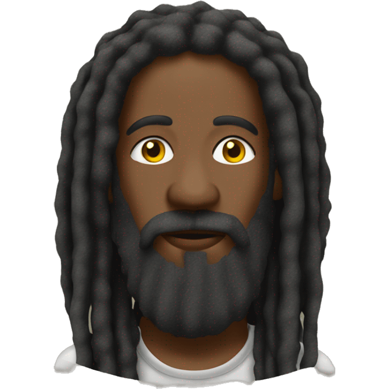 black rastaman joint dreds emoji