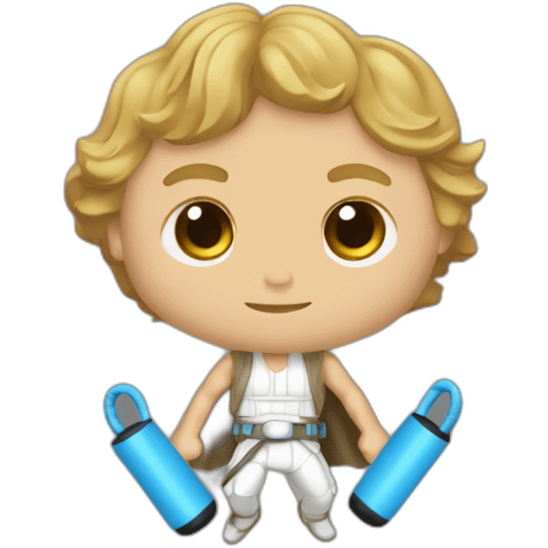 luke skywalker jump rope emoji