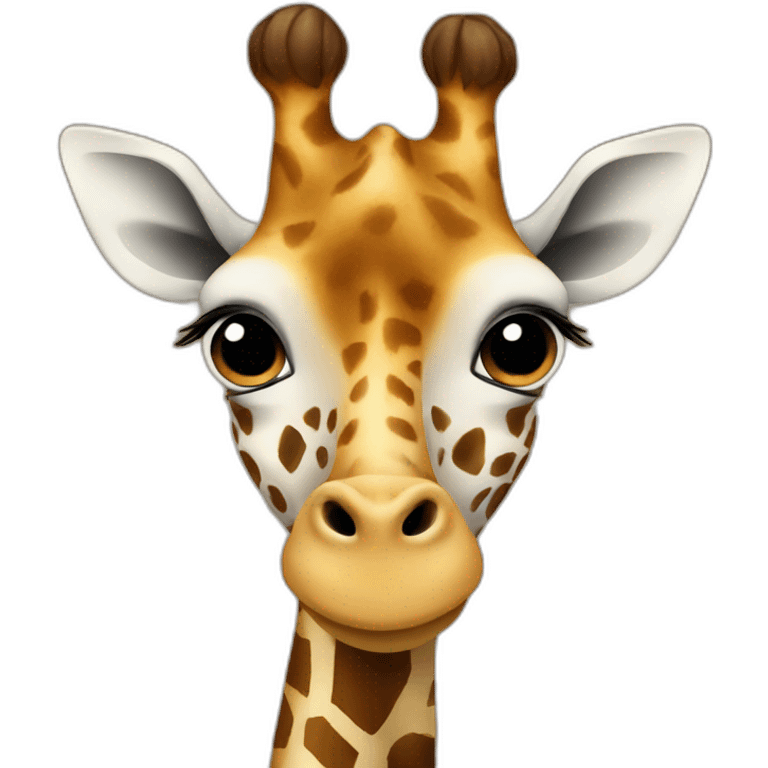 Giraffe’s poop emoji