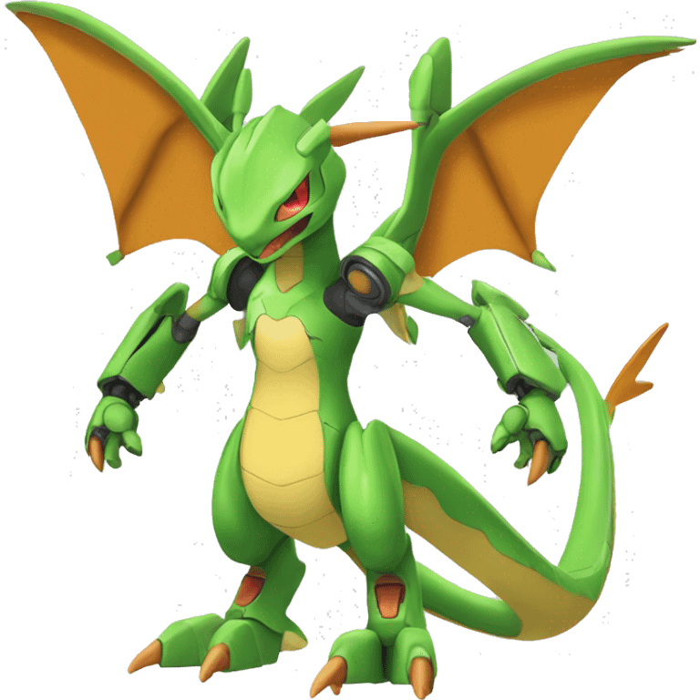 Mechanical Flygon-Charizard-Medabot-Mecha full body emoji