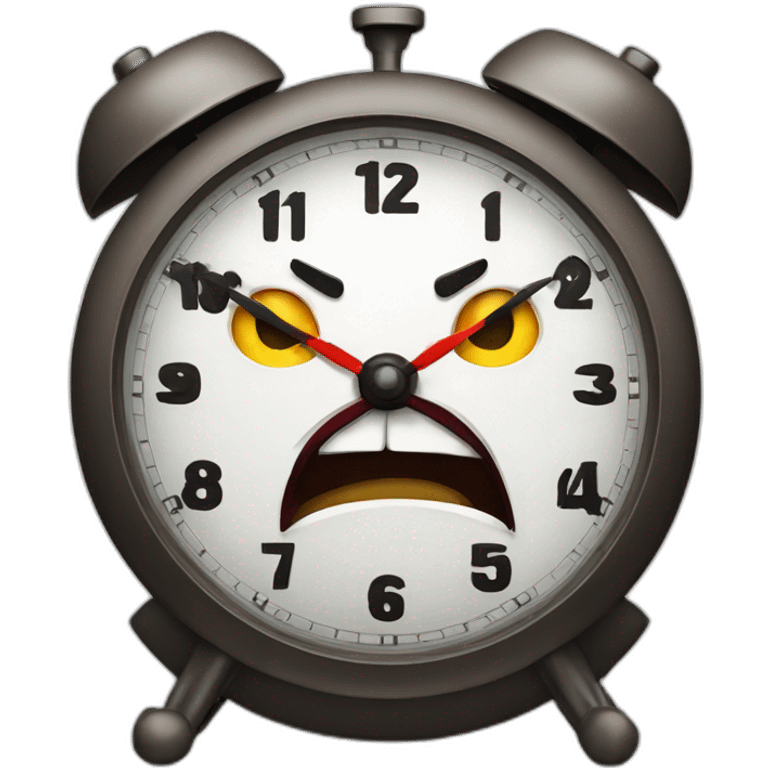 angry-alarm-clock emoji