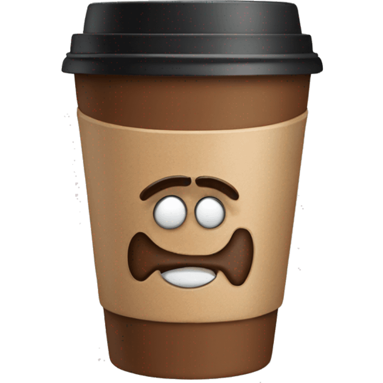 Take away coffee emoji