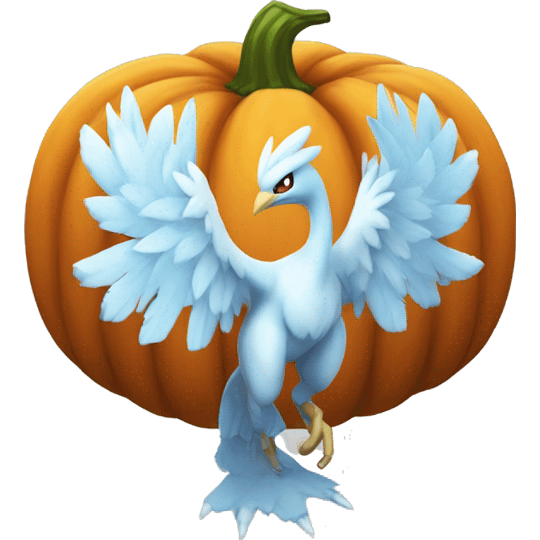 pokemon articuno pumpkin badge medal future socute emoji