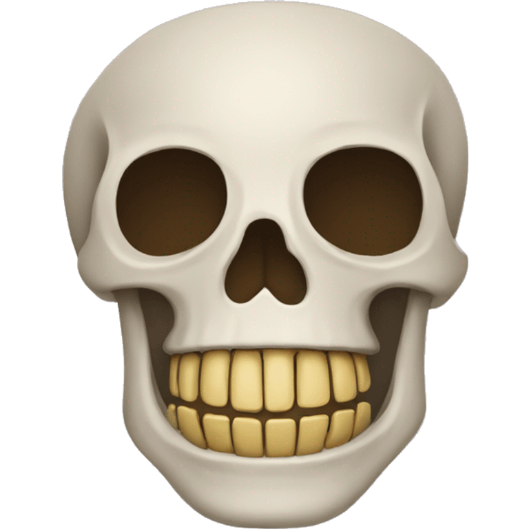 Calavera haciendo guiño emoji