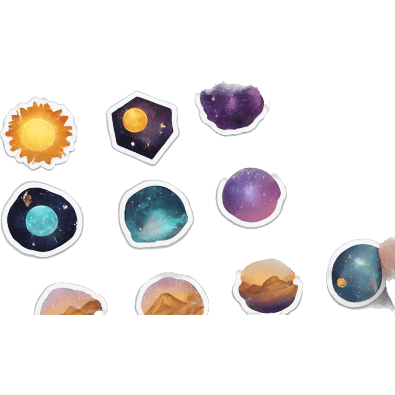 mystical astrology stickers emoji