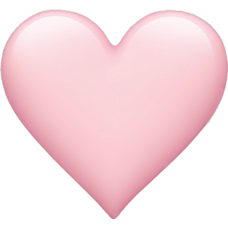 Light pink heart emoji