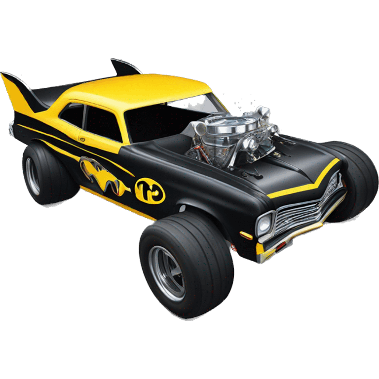 69 Nova Batman’s favorite, shaped like a top fuel Dragster with exposed suspension  emoji