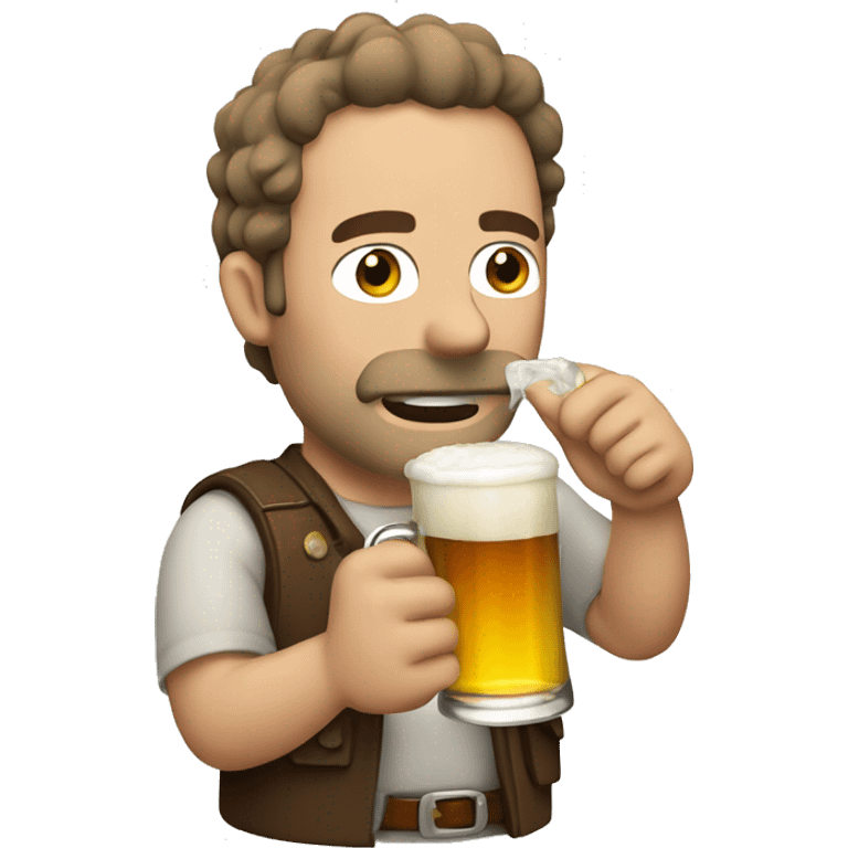 Rick drinking a beer  emoji