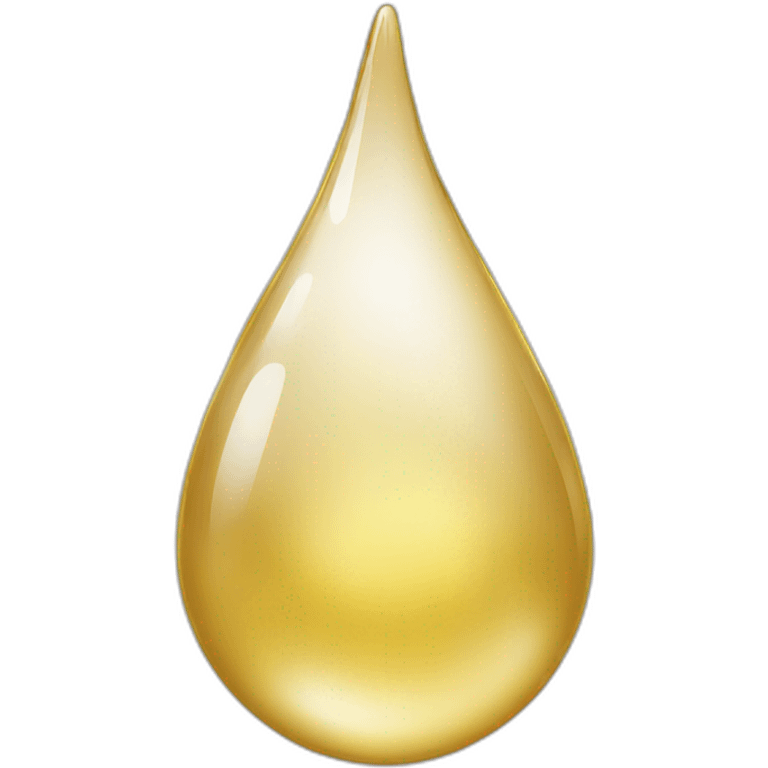 droplet gold emoji