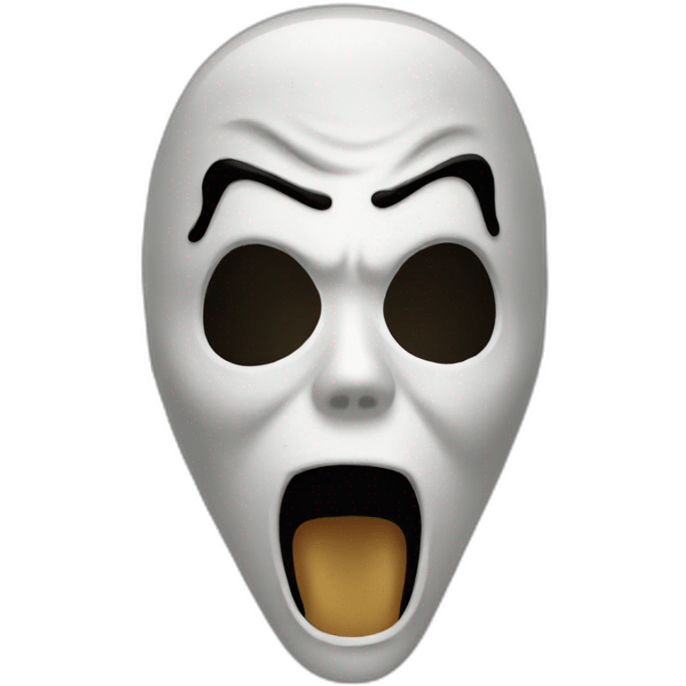 scream mask emoji