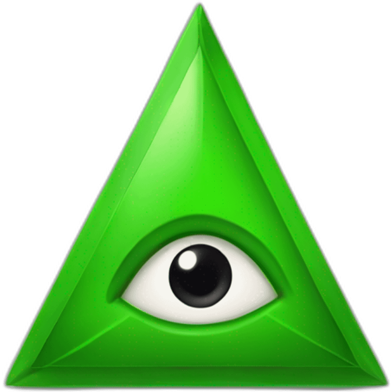 triangulo verde apunta abajo emoji