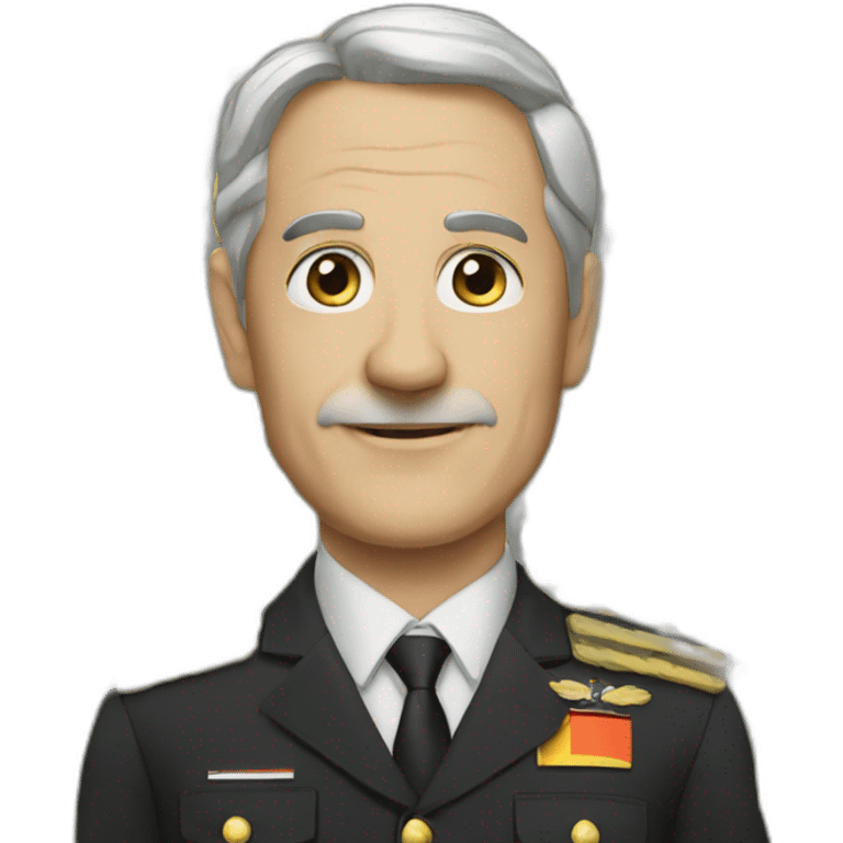 Leader of Germany in the 40” emoji