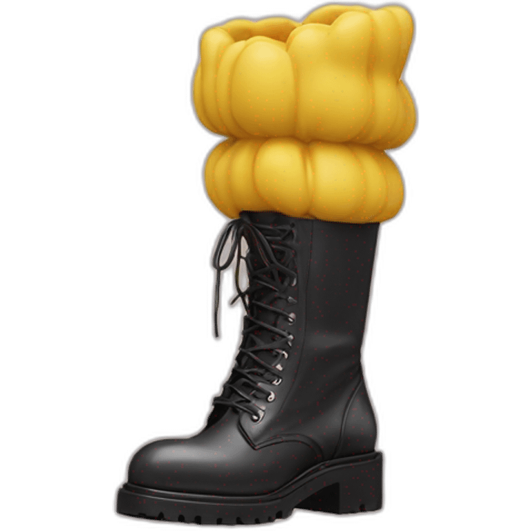 Balenciaga Steroid boots  emoji