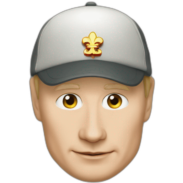 putin with cap emoji