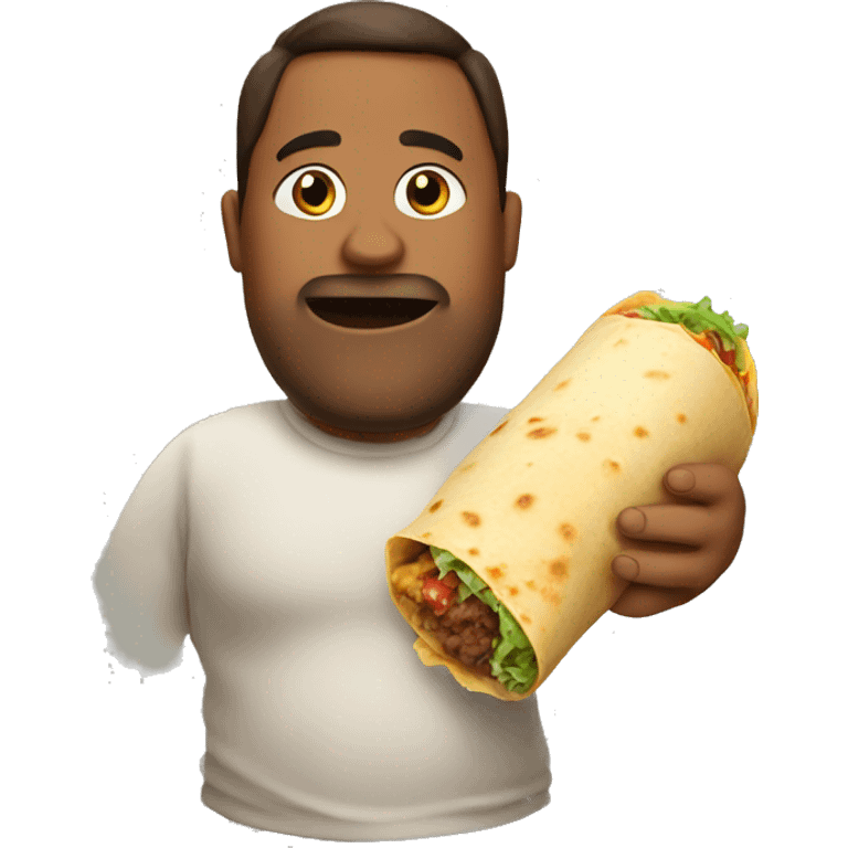 Big fat burrito emoji