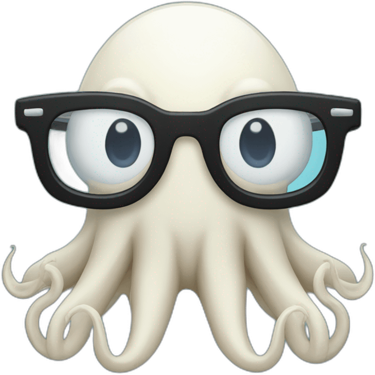 squid with glasses emoji