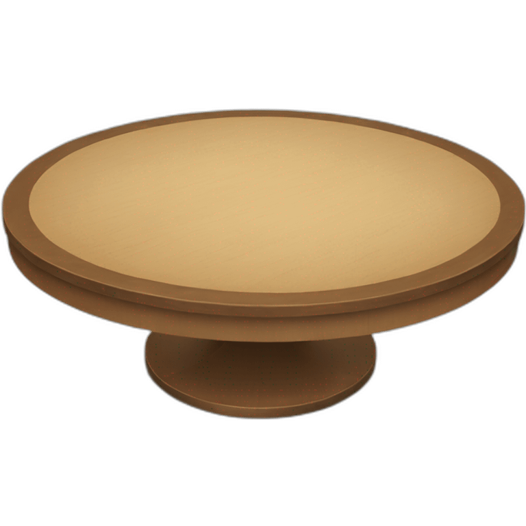 a circle table emoji