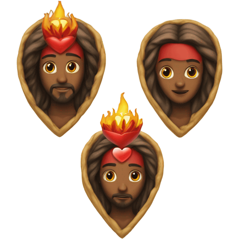 Sacred Heart of Jesus heart only emoji