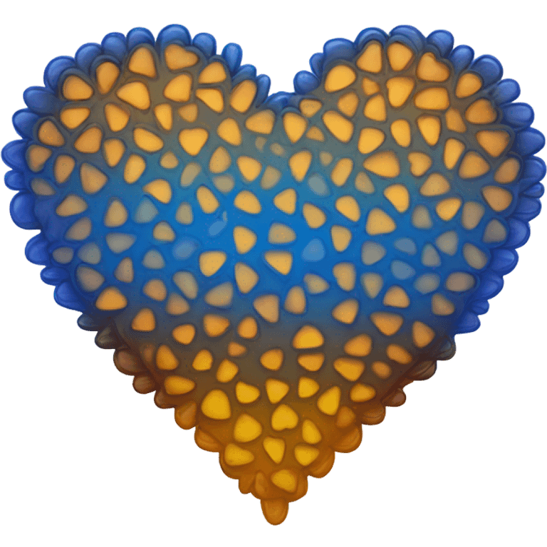 A blue ambre Heart emoji