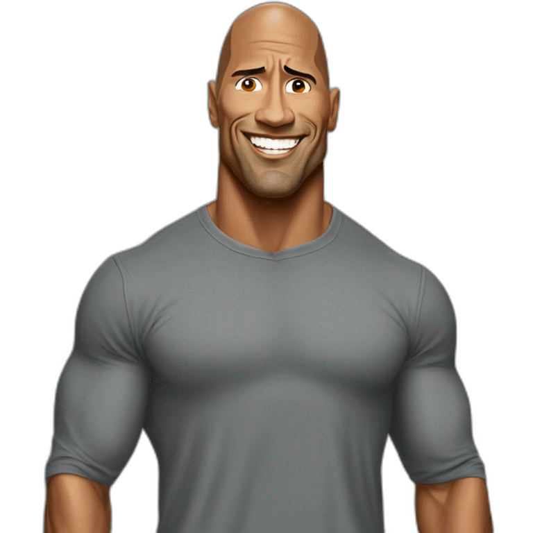 The Rock Meme emoji