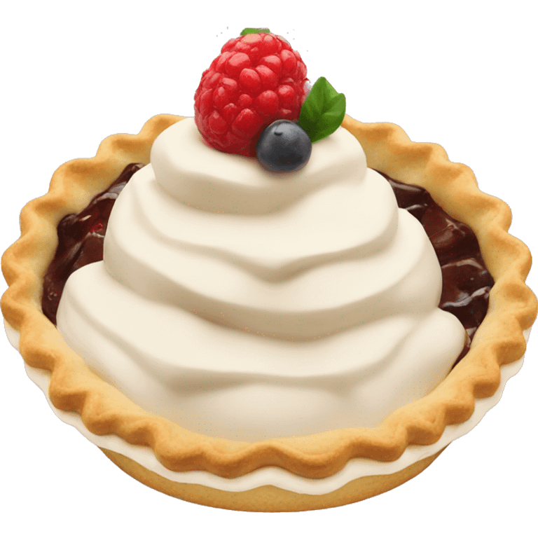 Creamy pie emoji