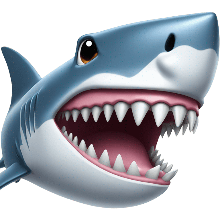 Shark with grills emoji