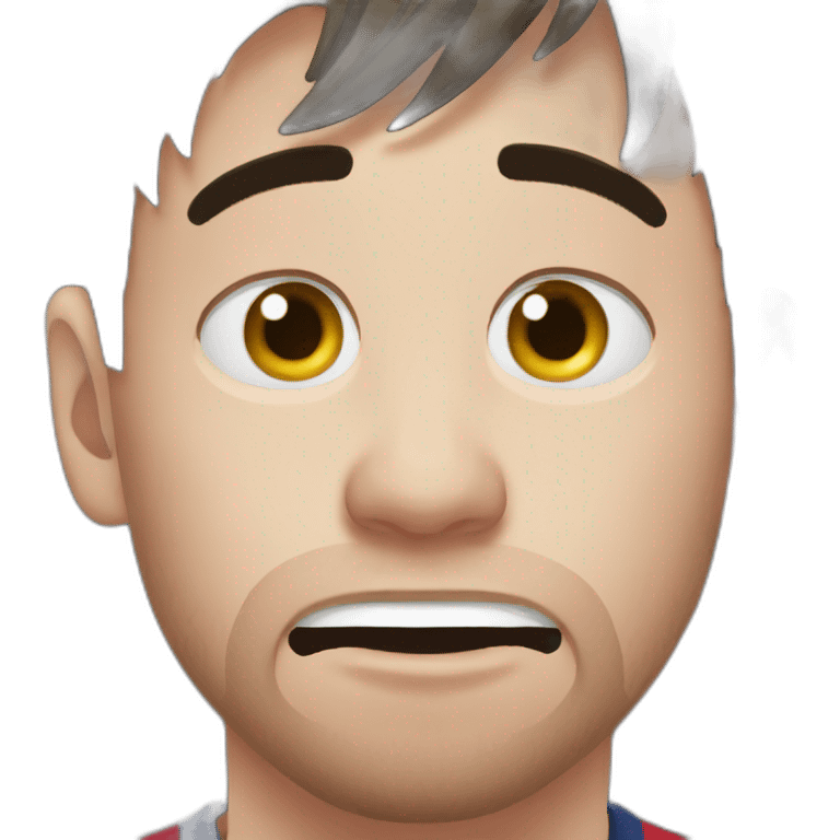 Messi crying emoji